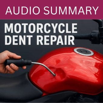 7 Essential Tips For Motorcycle Dent Repair You Need To Know