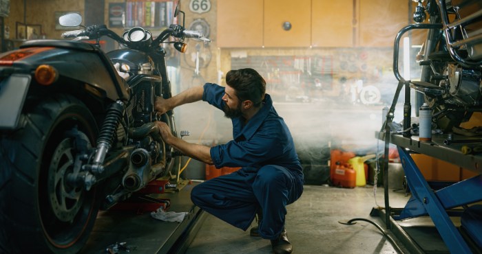 motorcycle dent repair